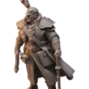 Миниатюра Old Man Gregor сбоку — 3D печать смолой, прокси инквизитора, посох и пистолет.